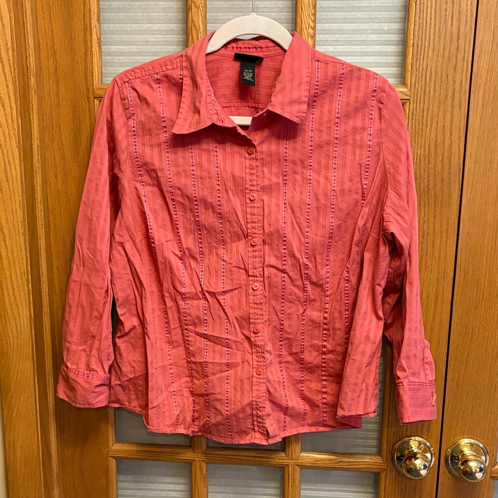 Lane Bryant Vibrant Coral Top